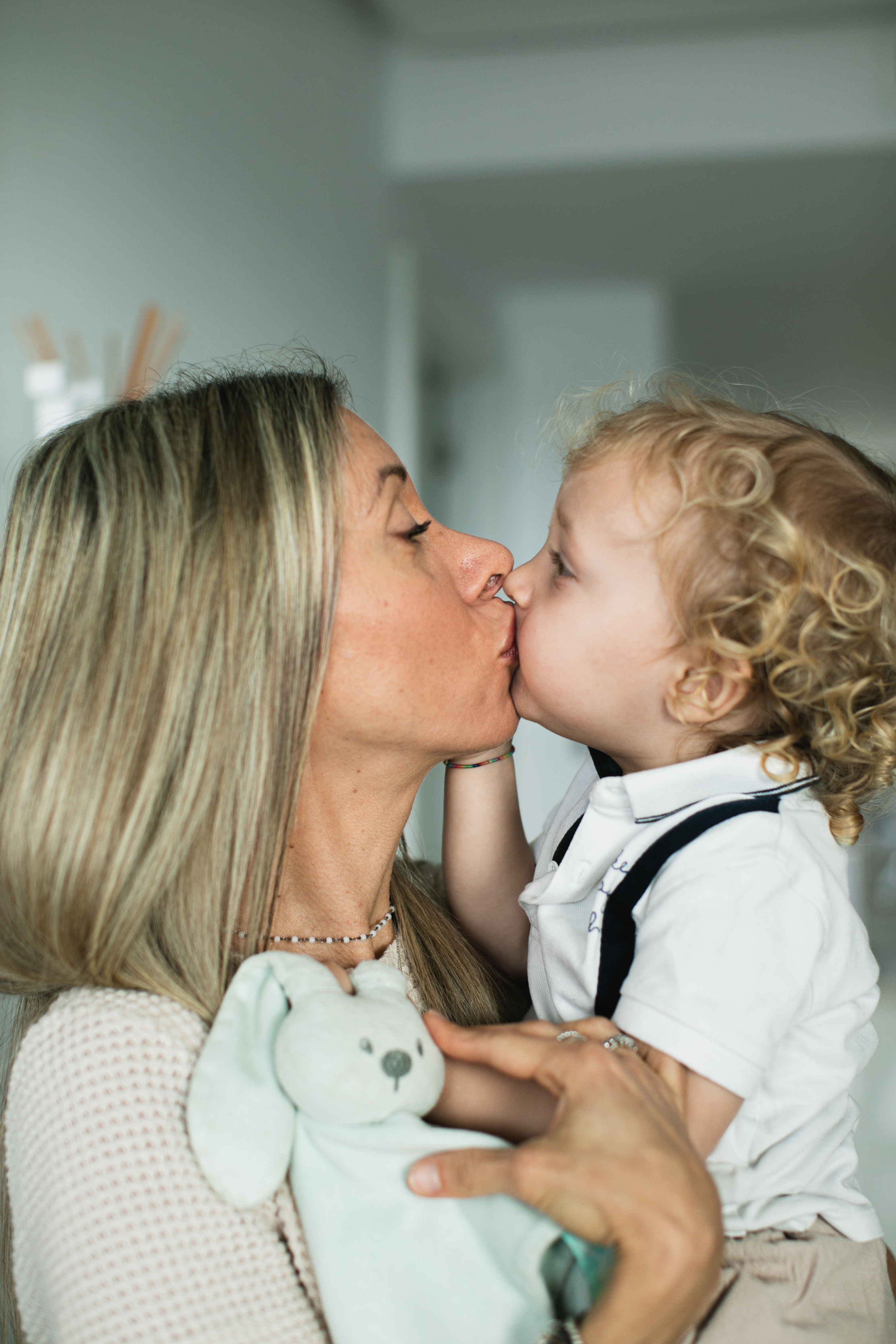 Debora con il suo bambino