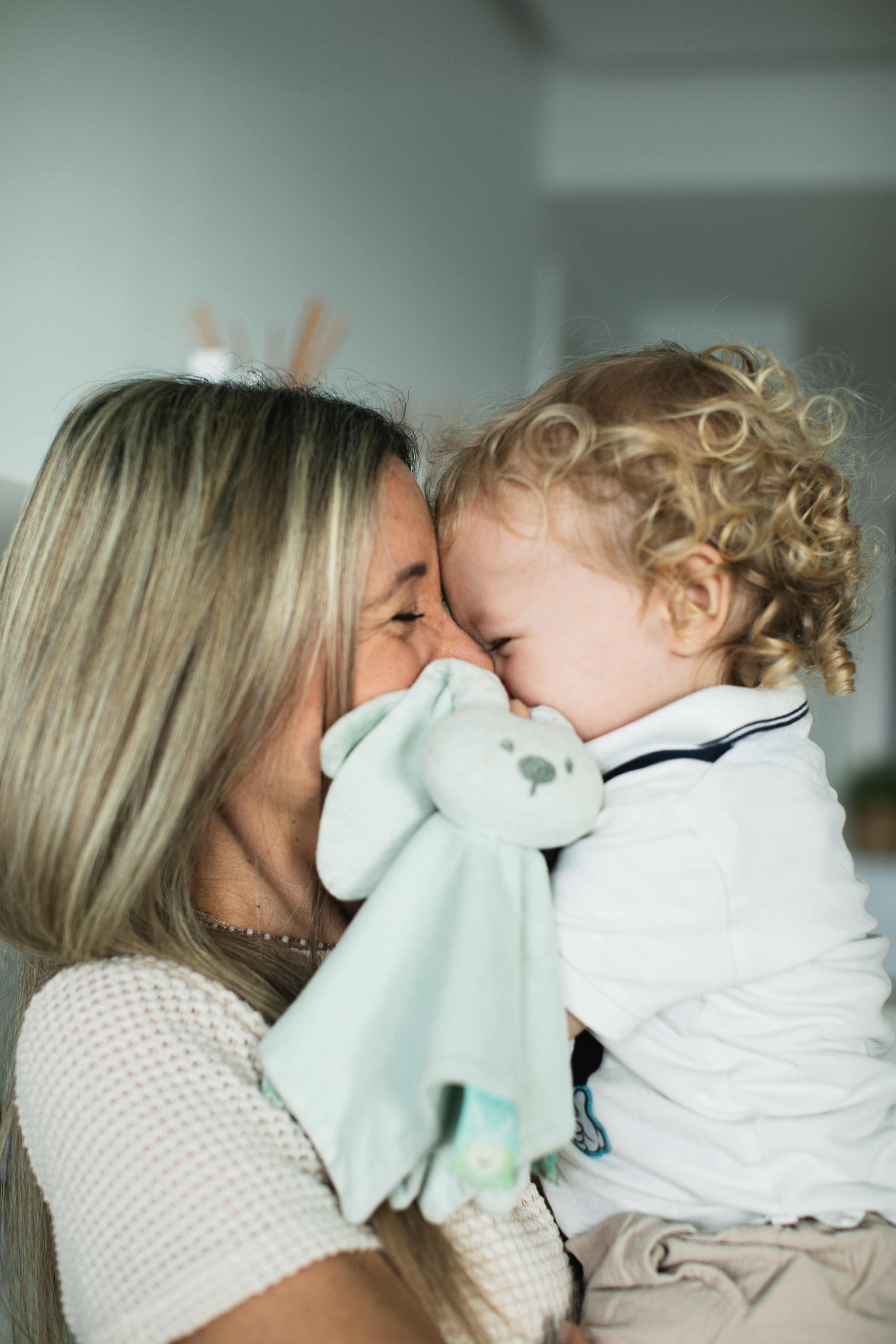 Debora con il suo bambino